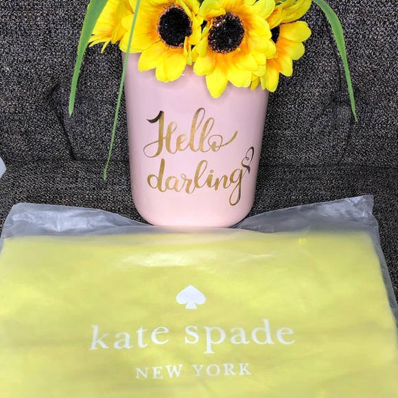 Kate Spade Large Reusable Shopping Canvas Tote Bag - Picture 3 of 4